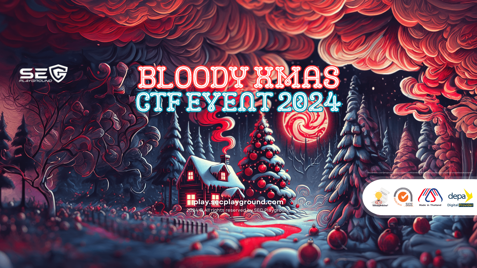 Secplayground Bloody XMAS CTF Event 2024 (DF only)